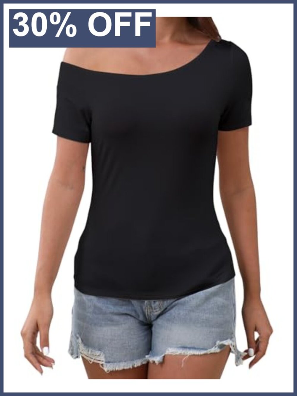 Off Shoulder Top Women Sexy Short Sleeve